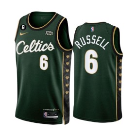Camiseta Hombre Boston Celtics Bill Russell 6 2022-23 Nike City Edition Verde Swingman